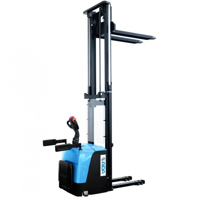 พลังงาน Walkie Stacker Pallet Jack รถบรรทุก 3000 ปอนด์ ความจุยืนบนรถยกไฮดรอลิกไฟฟ้า 2