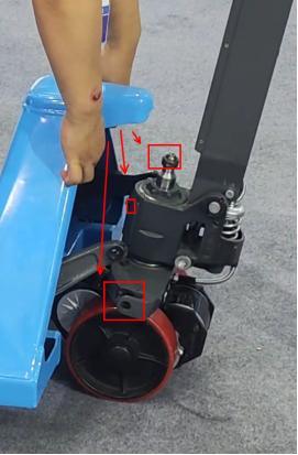 หลังการปรับปรุงรถบรรทุกพัลเล็ต อะไหล่ แจ็คซ่อมแซมโมดูล คู่มือกับมอเตอร์ brushless 3
