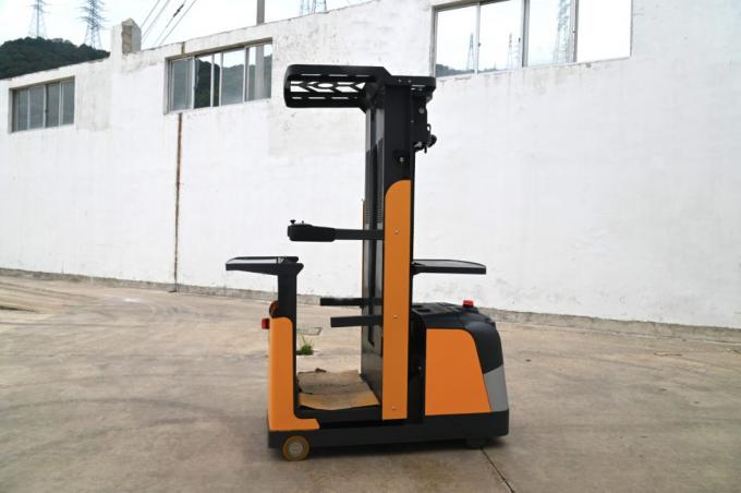 OEM Warehouse Order Picker รถบรรทุกสเต็กเกอร์เครื่องขับเคลื่อน มัลติเลเวล Order Picker ความสูง 23 ฟุต 1