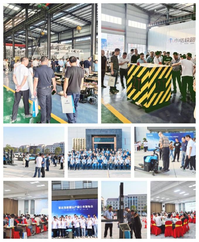 OEM Warehouse Order Picker รถบรรทุกสเต็กเกอร์เครื่องขับเคลื่อน มัลติเลเวล Order Picker ความสูง 23 ฟุต 12