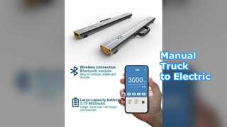 มือจับรถบรรทุกพาเลทไฟฟ้าอัพเกรดรับน้ำหนัก 2 ตัน